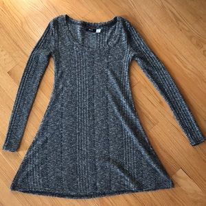 HEATHER GREY SWEATER DRESS